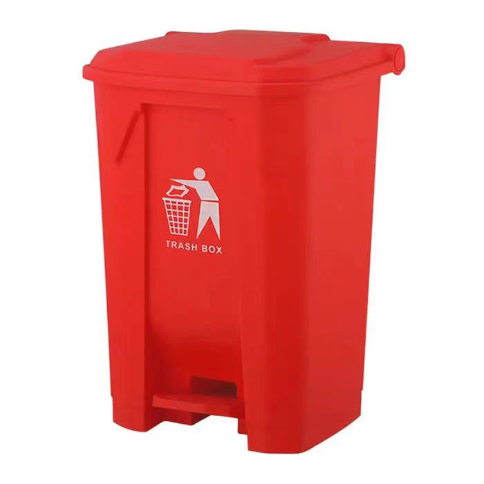 Black Garbage Can